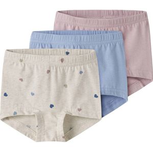 NAME IT MINI hipster - set van 3 ecru/blauw/roze