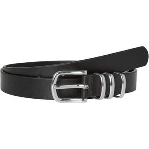 VERO MODA riem zwart/zilverkleurig