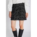 Bruuns Bazaar - Kokerrok - Zwart - High-waisted - Cropped Lengte