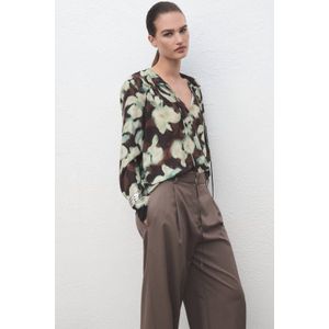 Mango blousetop bruin