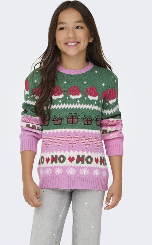 Koghoho - Gebreide Pullover - Junior - O-hals - Lange Mouwen