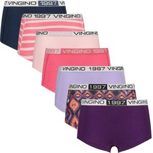 Vingino short - set van 7 roze/paars
