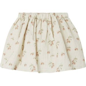 LIL' ATELIER MINI rok met all over print beige/roze