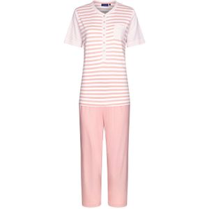 Pastunette pyjama roze/wit