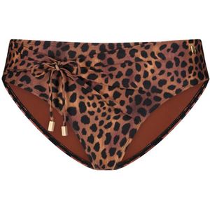 Beachlife bikinibroekje bruin/zwart