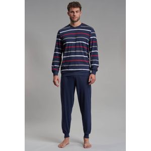 Götzburg Pyjama Donkerblauw/Wit/Rood