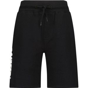 Raizzed sweatshort Djordy met logo zwart