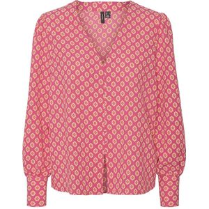 VERO MODA blousetop VMIMOA met all over print roze