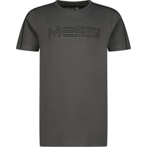 Vingino x Messi T-shirt Jaxe met logo donkergrijs