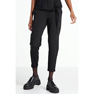 FREEQUENT slim fit broek zwart