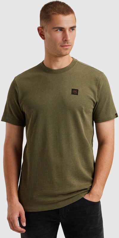 PME Legend Rechtvallend T-shirt donkergroen