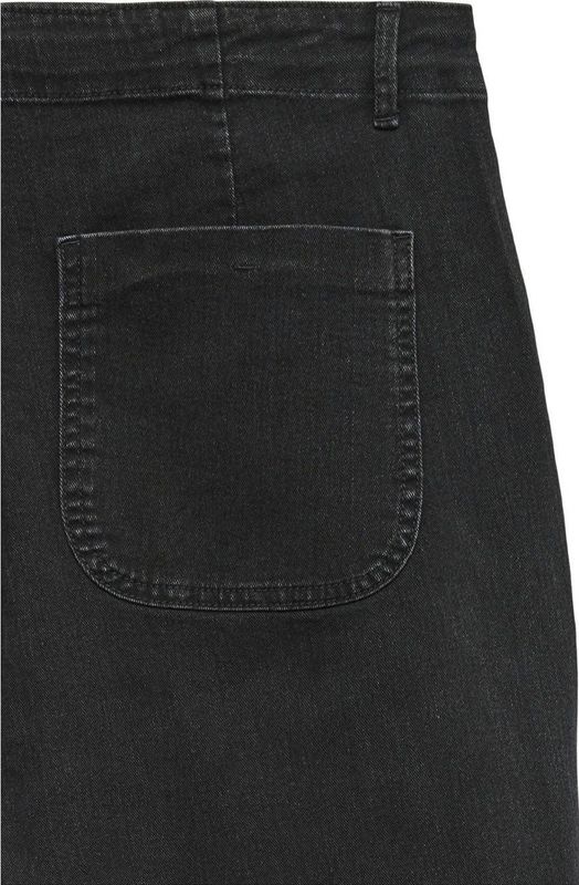 VERO MODA CURVE wide leg jeans black denim