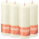 Bolsius stompkaars Rustiek (Ø6,8x19 cm) (set van 4)