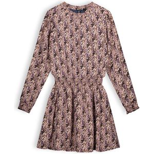 NoBell’ jurk Moory van gerecycled polyester 433 dark roast brown