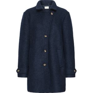 ICHI - Tipa - Lange Jas - Wolmix - Relaxed Fit