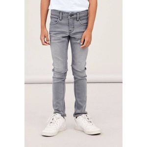 NAME IT KIDS Slim Fit Jeans NKMSILAS Grijs