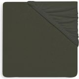 Jollein - Baby Hoeslaken Jersey (Leaf Green) - Katoen - Hoeslaken Wieg - 40/50x80/90cm