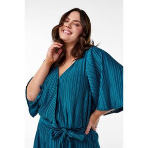 Zizzi - Jumpsuit 'Malise' - Cyaan Blauw - Lang/maxi