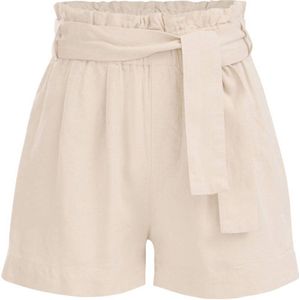 WE Fashion straight fit casual short beige