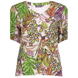 Geisha top limegroen