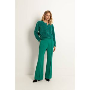 CLAUDIA BY CLAUDIA STRÄTER straight fit broek groen