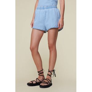 Lois high waist denim short light blue denim