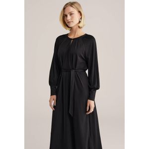 WE Fashion A-lijn jurk zwart