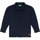 Stains&Stories overhemd donkerblauw