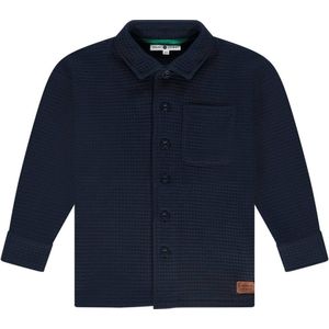 Stains&Stories overhemd donkerblauw