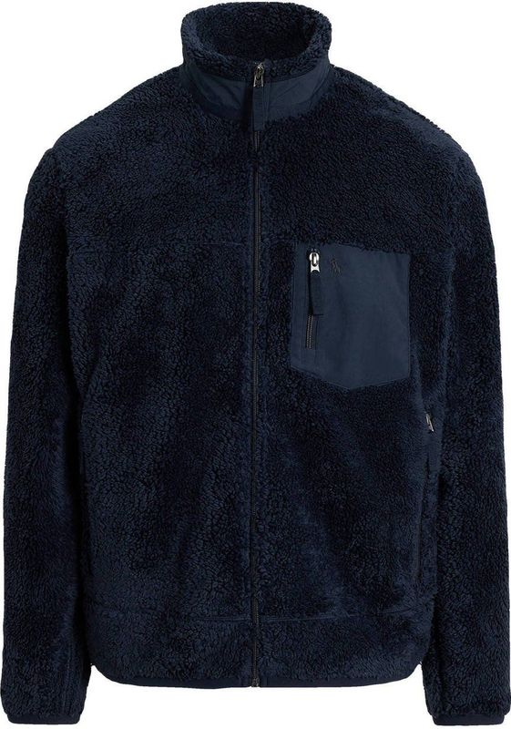 Polo Ralph Lauren teddy fleecevest donkerblauw
