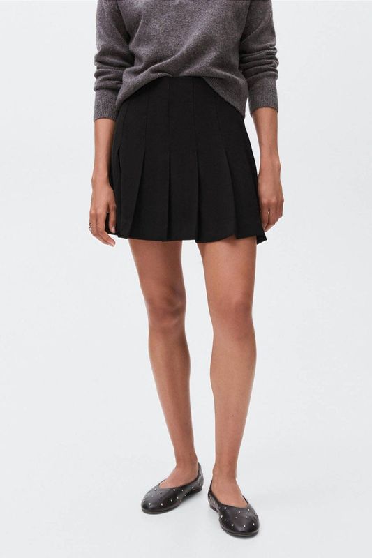 MANGO TEEN - Rok - Polyester - Plooi en Skort Design