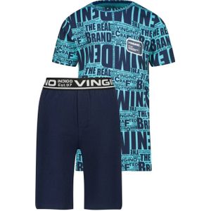 Vingino shortama Wulf blauw/donkerblauw