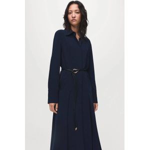 Mango A-lijn jurk marineblauw