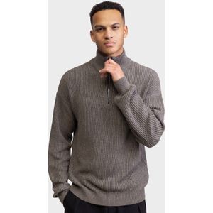 Redefined Rebel trui met ingebreid patroon bruin