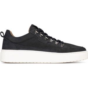 Haboob Lux leren sneakers donkerblauw