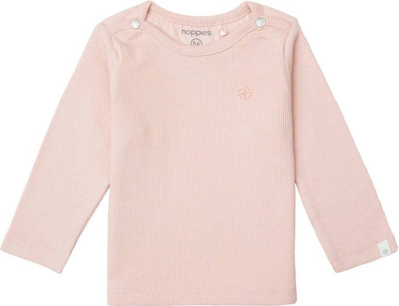 Noppies baby longsleeve Natal lichtroze