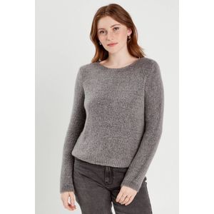 Cache Cache gebreide trui grijs melange