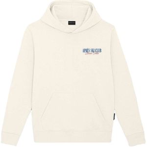Baron Filou hoodie met backprint ecru
