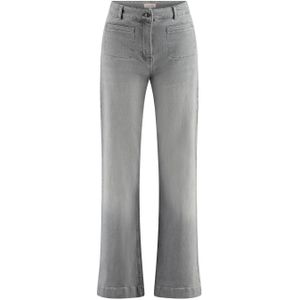 Claudia Sträter - Flared Jeans - Grijs - High Waist