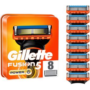 Gillette midpack Fusion5 Power Navulmesjes - 8 stuks