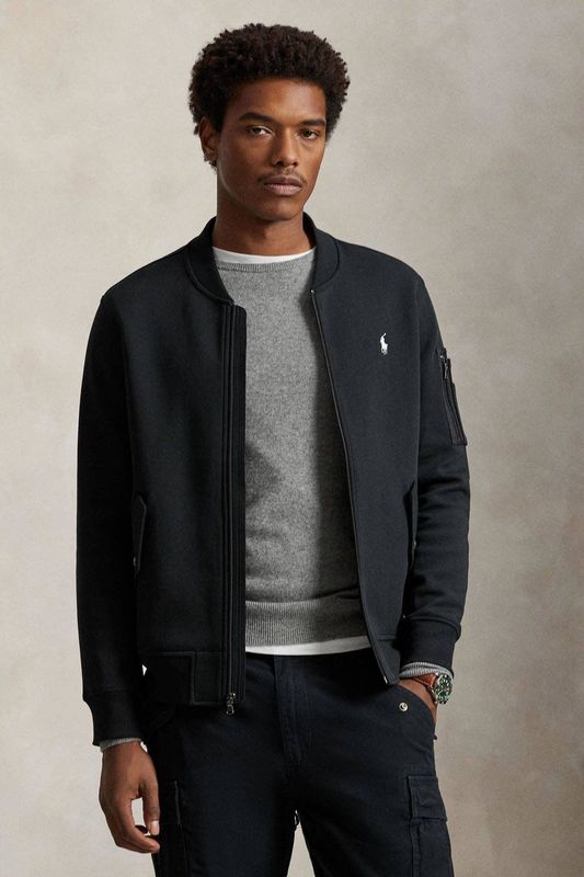 Polo Ralph Lauren Tussenjas  zwart