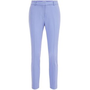 WE Fashion tapered fit pantalon lila