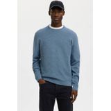 SELECTED HOMME gebreide trui blauw