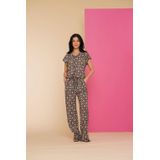 Geisha jumpsuit met all over print