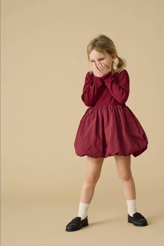 ONLY MINI - Korte Jurk - Jersey - Zwart - Regular Fit