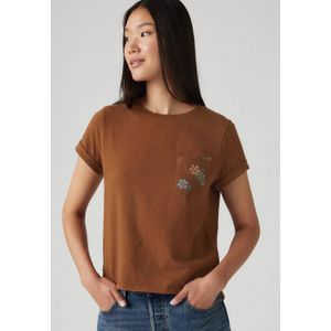Levi's T-shirt bruin