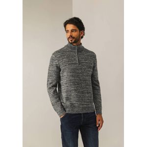 State of Art - Pullover - Midden Blauw - Sportzip Fa