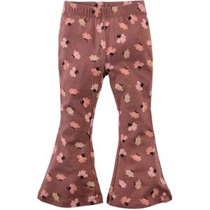 Z8 flared broek Sadie bruin/roze