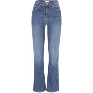 LOLALIZA high waist bootcut jeans medium blue denim