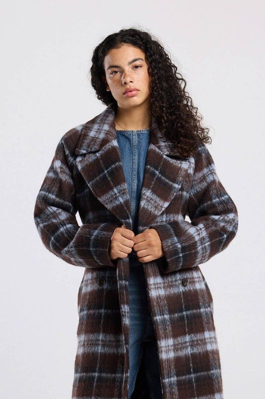 America Today - Tussenmantel - Lichtblauw - Klassieke Mantel